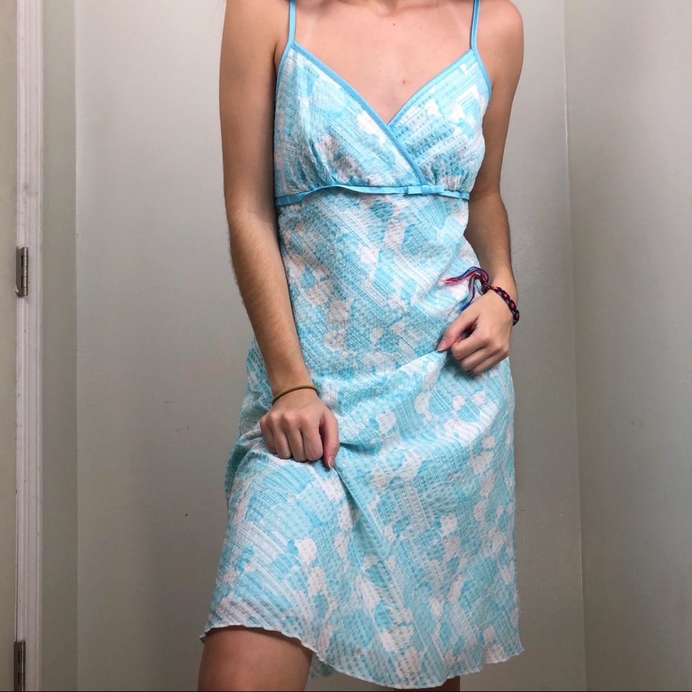 Y2K GIRLY BLUE DRESS